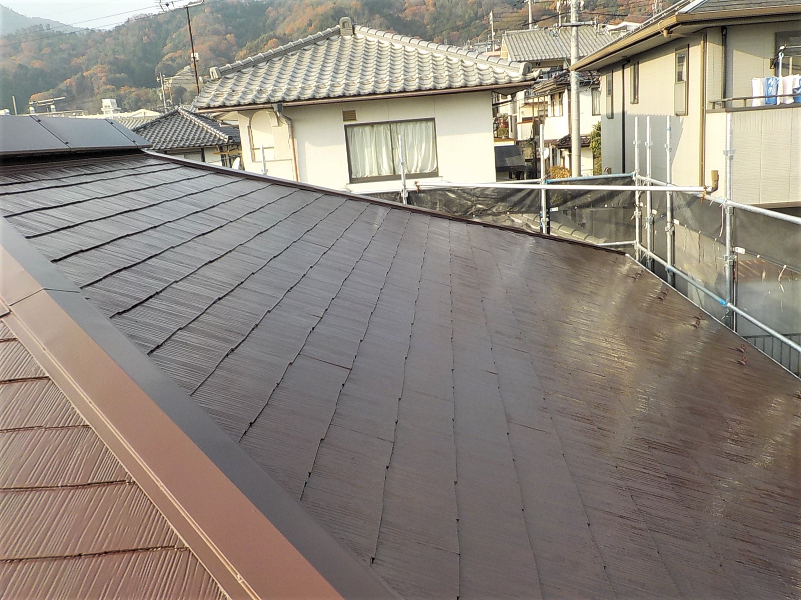 広島市佐伯区屋根塗装2　施工後